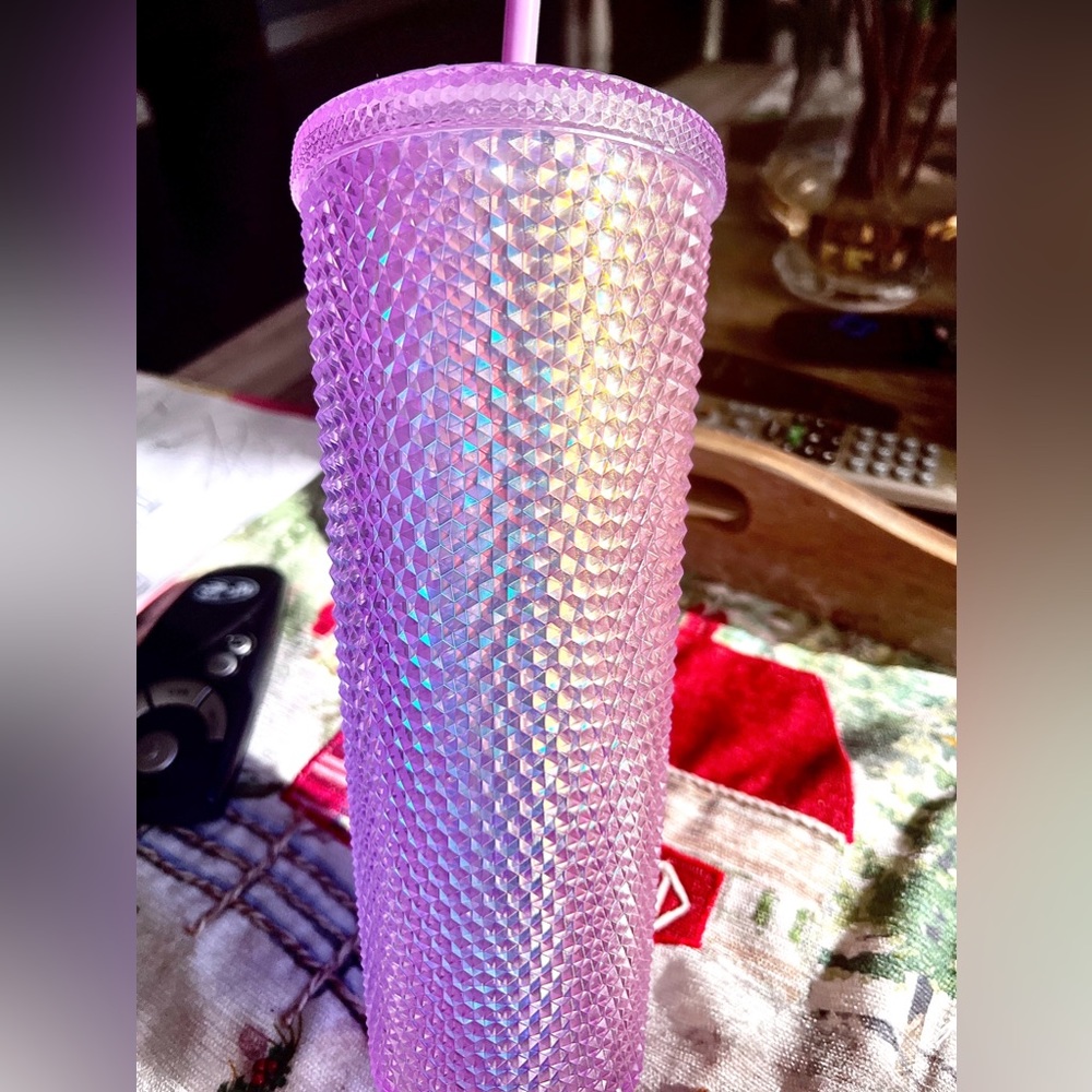 Starbucks Inspired 24oz Sakura Pink Studded Tumbler